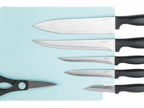 Set de cuchillos con tijeras