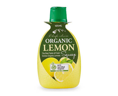 Organic Lemon or Lime Squeeze 125ml