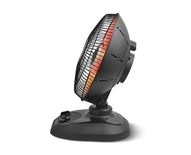 Easy Home Parabolic Radiant Heater With Oscillation