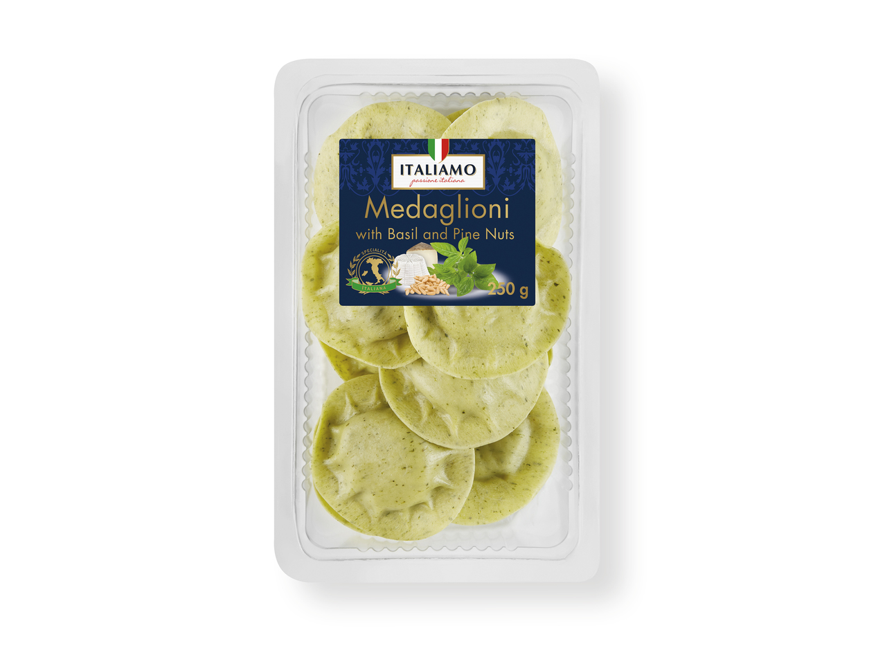 'Italiamo(R)' Medallones de pasta fresca