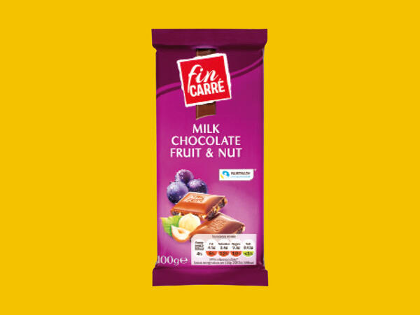 Fin Carré Fruit & Nut Milk Chocolate