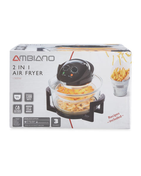 Ambiano 2 in 1 Air Fryer 17L