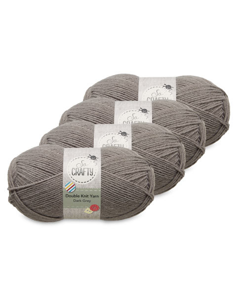 Dark Grey Double Knitting Yarn