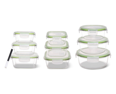 Crofton 6-Piece Glass Bowl Set With Snapping Lids