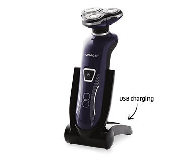 Electric Shaver with Rotating Head Technology