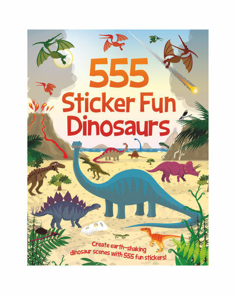 555 Sticker Fun Dinosaur Book