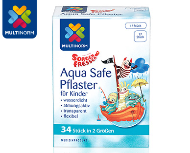 MULTINORM Aqua Safe Pflaster, 34 oder 40 Stück