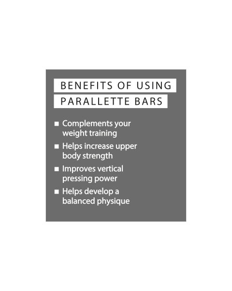 Crane Parallette Bars
