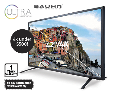 42" 4K ULTRA HD LED LCD TV