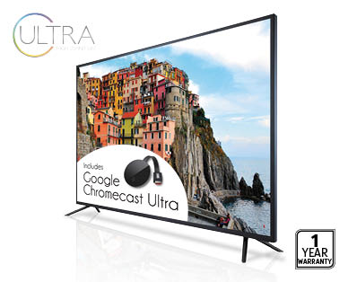 58"/147cm Ultra HD TV with Google Chromecast Ultra
