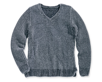 Blue Motion Chenille-Pullover