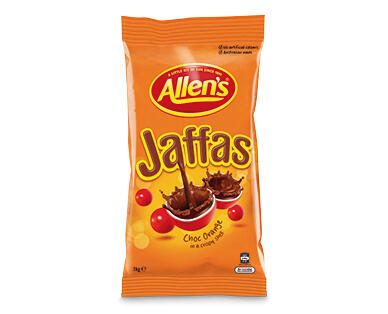Nestlé Smarties, Allen's Freckles or Jaffas 1kg