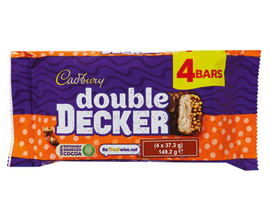 Cadbury Double Decker 4pk/149.2g, Fry's Orange Cream 3pk/147g or Cadbury Wispa Gold 4pk/134g