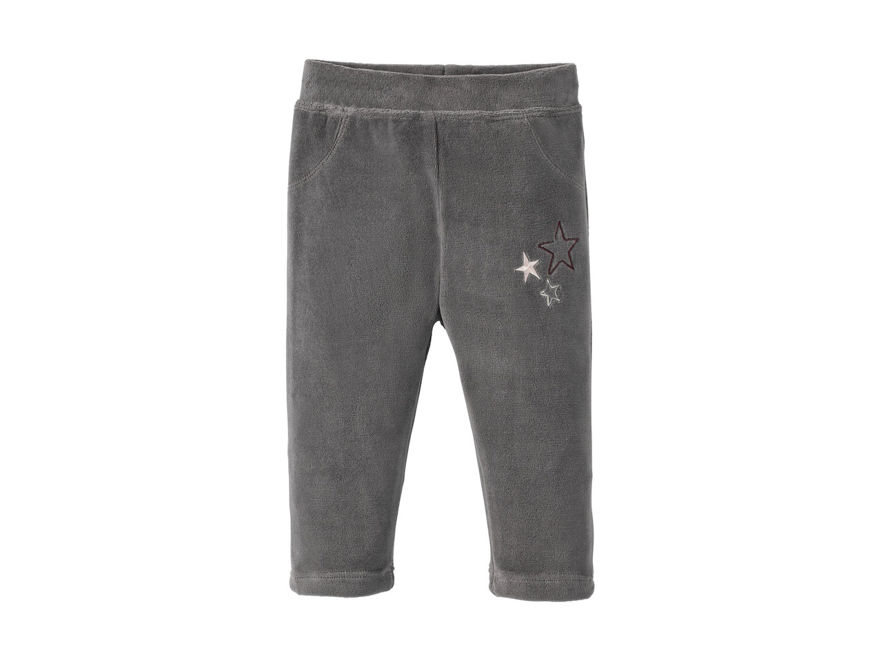 Lupilu Baby Girl's Velour Joggers1