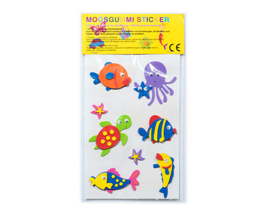 Moosgummi-Sticker