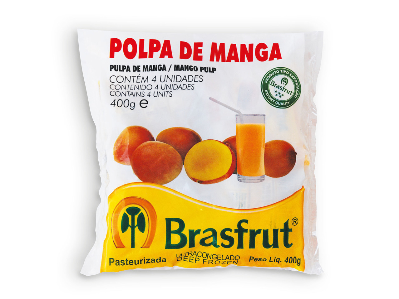 BRASFRUT(R) Polpa de Manga / Acerola / Abacaxi / Goiaba