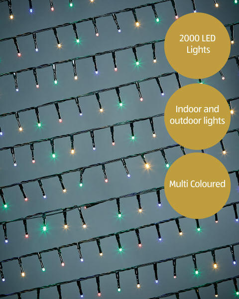 2000 Multicolour Compact LED Lights