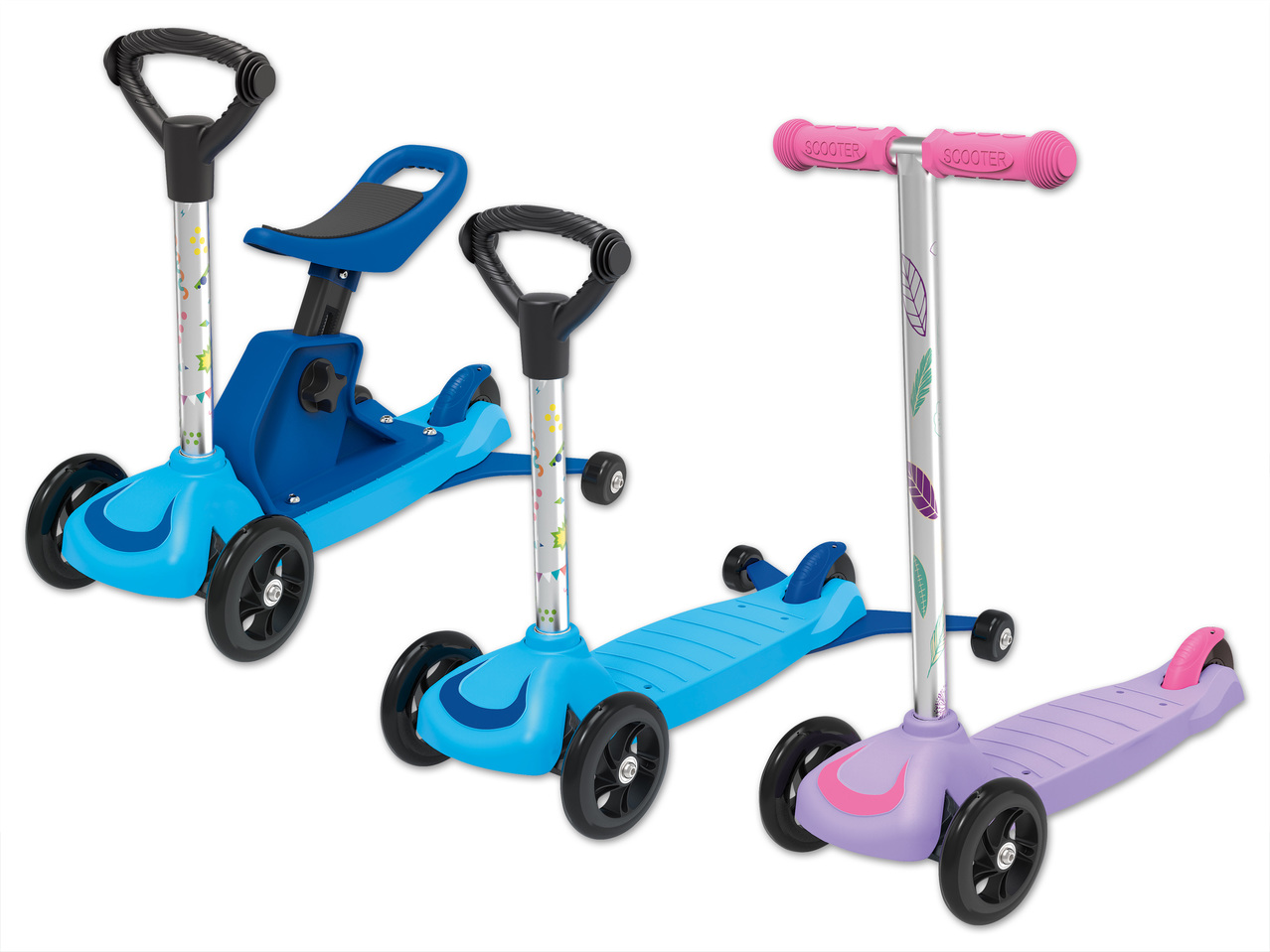 PLAYTIVE JUNIOR(R) Scooter 3-in-1
