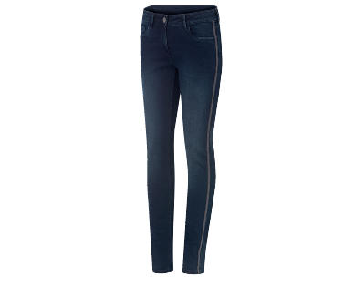 blue motion Stretchjeans, metallic