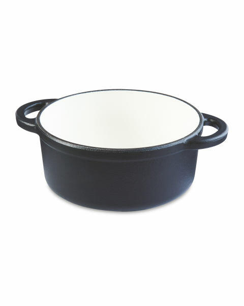 Black Cast Iron Casserole Dish 20cm