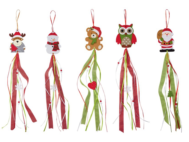 Set ornamente Crăciun, din pâslă, diverse modele
