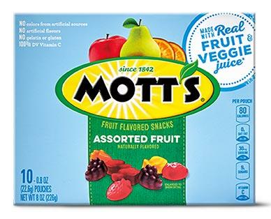 Mott's 
 Fruit Shapes Original or Assorted