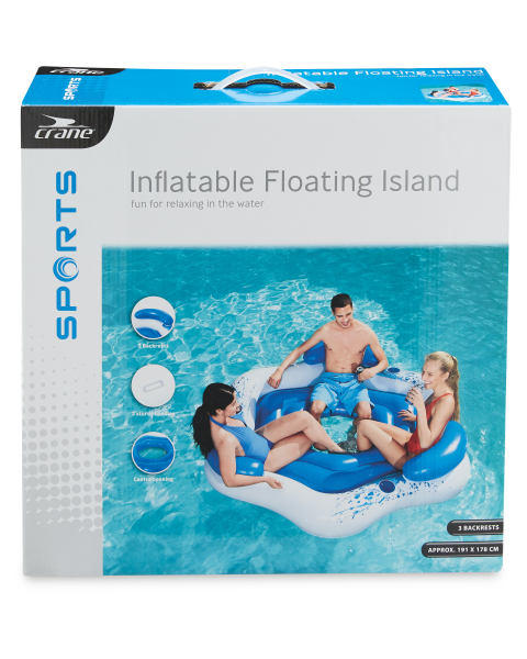 Crane Inflatable Floating Island