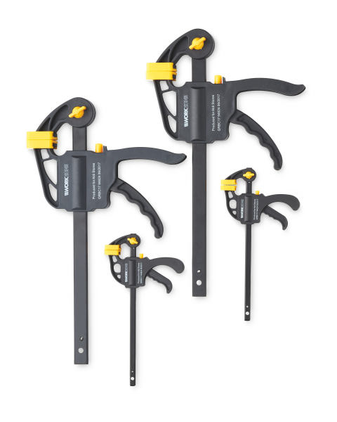 Mixed Ratcheting Bar Clamps 4-Pack