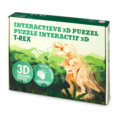 Puzzle 3D interactif en bois
