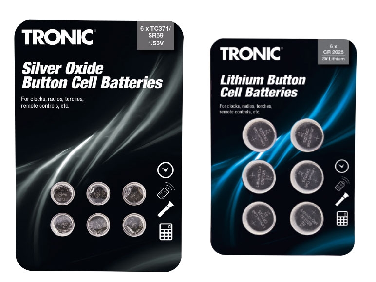 Tronic Button Cell Batteries