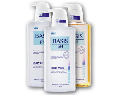 BASIS(R) PH Bodylotion/ -milk/Duschöl