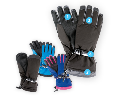 INOC Damen-/Herren-Ski-Handschuhe