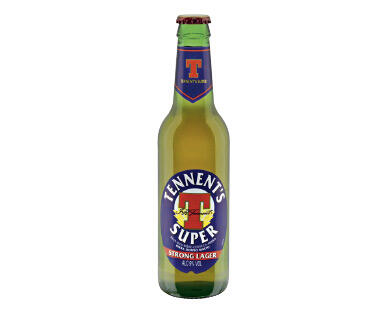 TENNENT'S SUPER 
 Strong Lager