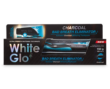 White Glo Charcoal Toothpaste and Toothbrush Kit