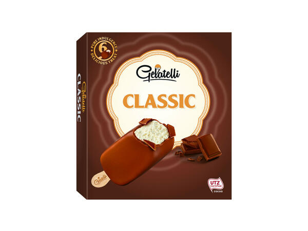 Bon Gelati(R) Gelado Clássico de Baunilha/ Chocolate Crisp