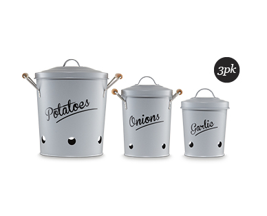 Vegetable Canisters 3pk