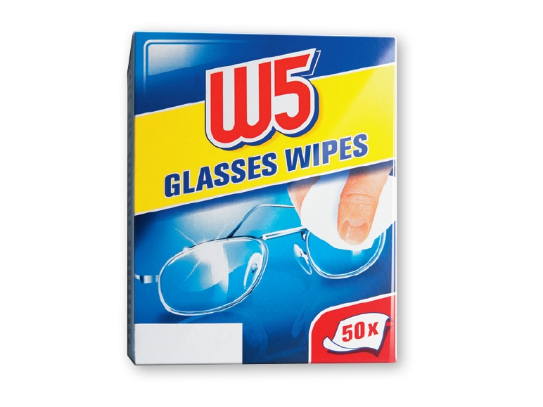 W5(R) Glasses Wipes