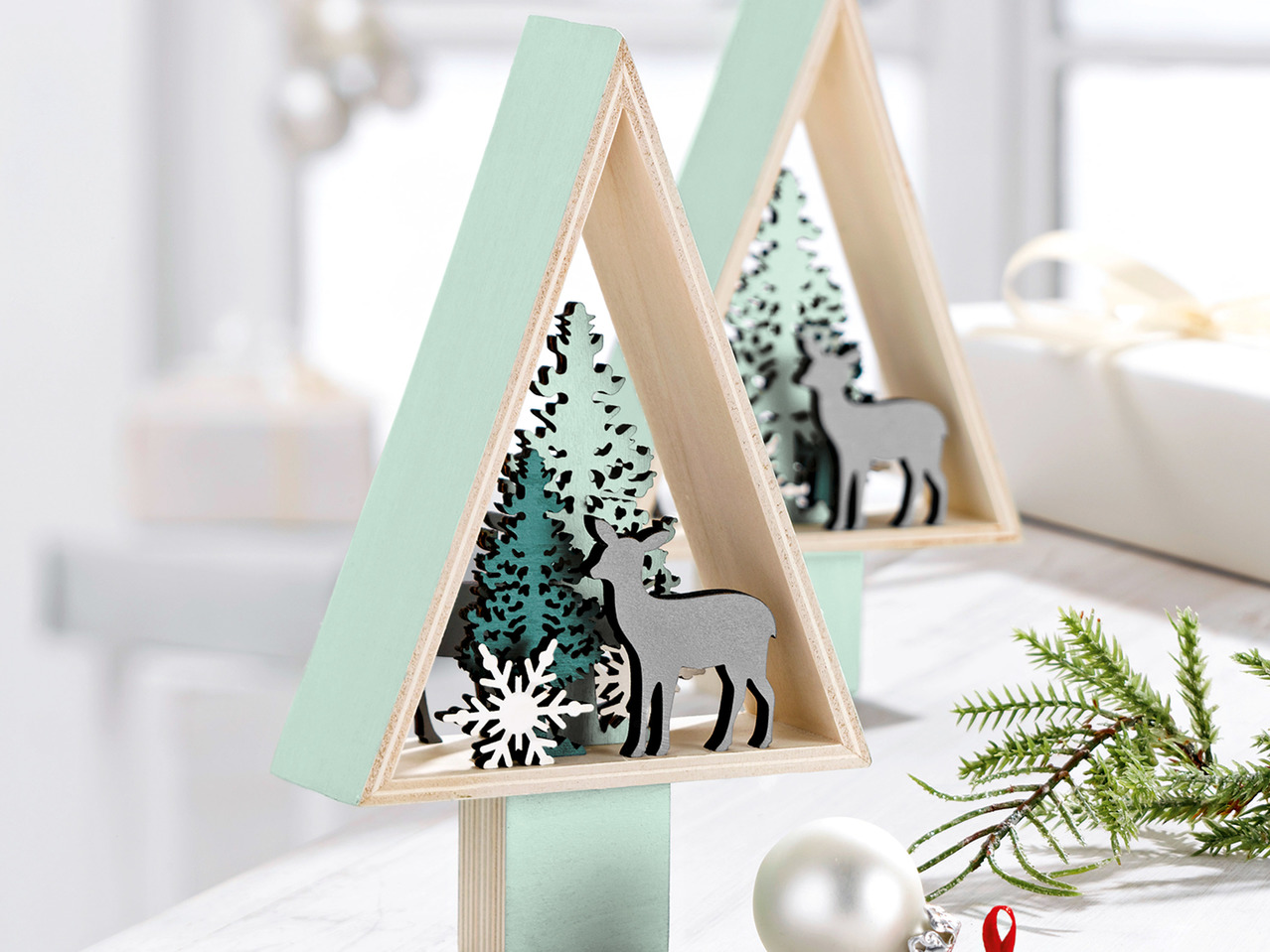 Melinera Wooden Christmas Decorations1