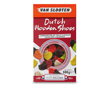 Van Slooten Dutch Wine Gums – Mixed Fruit or Fruit And Liquorice 300g