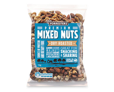 Dry Roasted Mixed Nuts 1kg