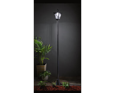 Solar Post Light or Post and Wall Light