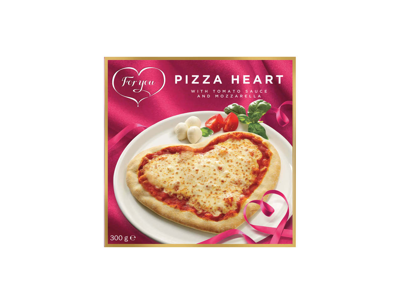 FOR YOU Pizza i hjerteform