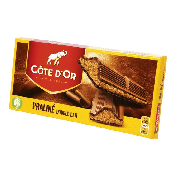 CÔTE D'OR(R) 				Barre de chocolat au praliné