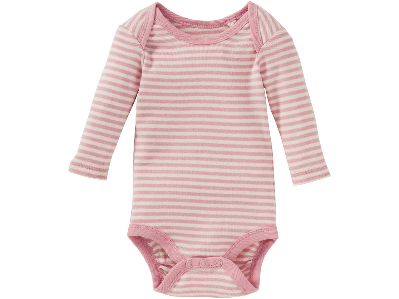 Baby Girls' Long Sleeve Bodysuits, 5 pieces