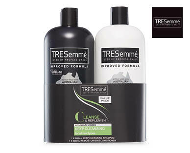 Tresemme Shampoo & Conditioner Cleanse & Replenish 2x900ml
