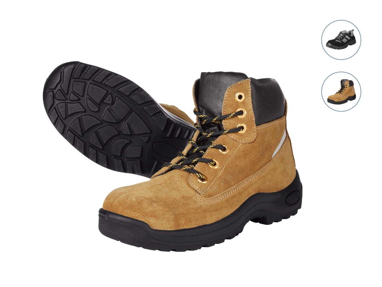 Powerfix Profi Men's Leather Safety Shoes or Boots1
