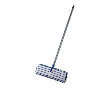 Easy Home Angled Broom with Dustpan or Microfiber Flip Mop