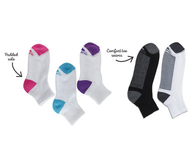Crane 6-Pairs Ladies' or Men's Cushion Socks