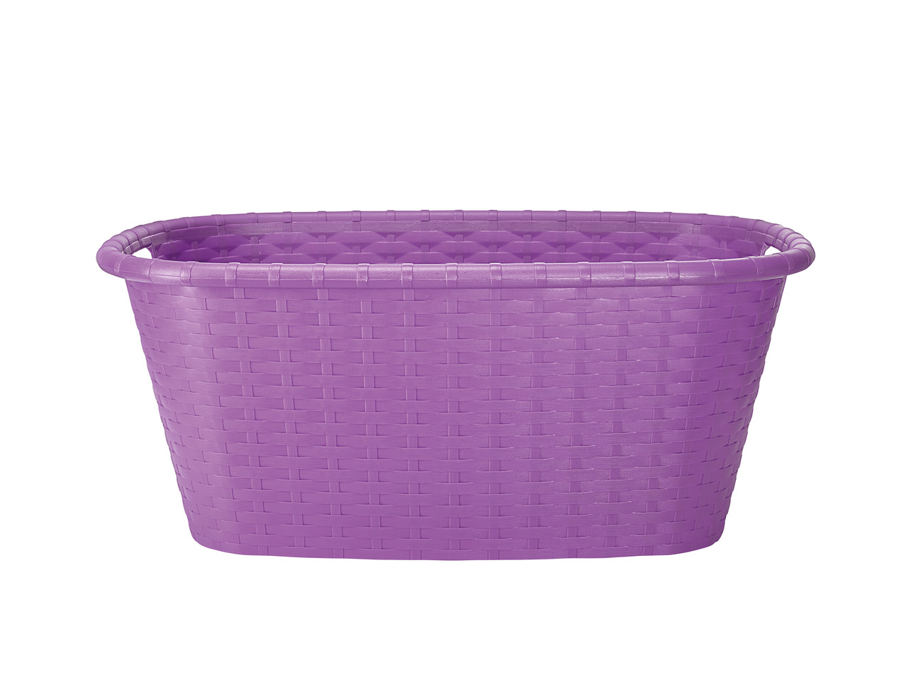 Aquapur Rattan-Effect Laundry Basket1