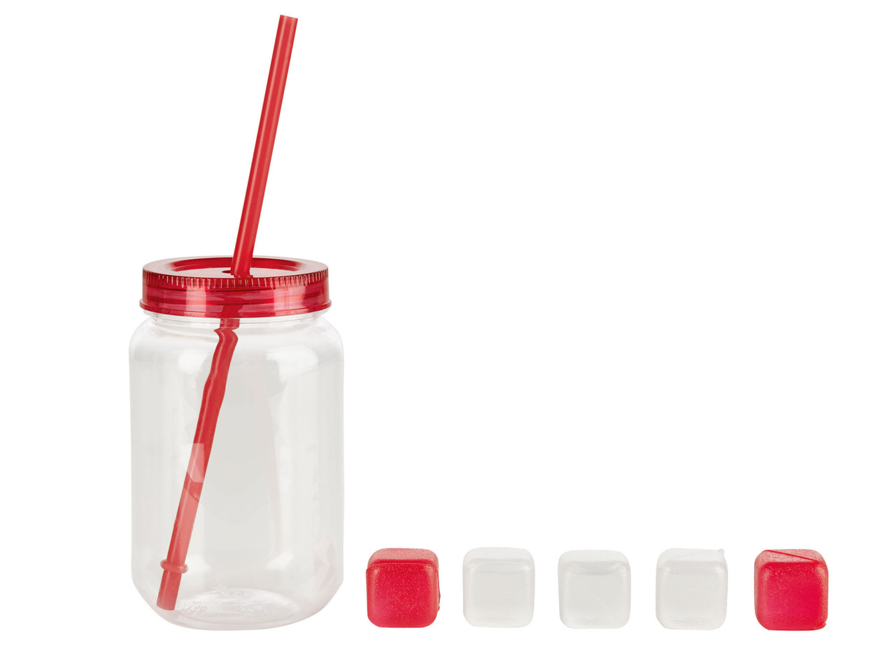 Drinks Dispenser with Cool Block or Drinks Container Set with Ice Cubes